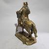 Antique Copper Genghis Khan Office Decoration Desktop Living Room Entrance Ornament