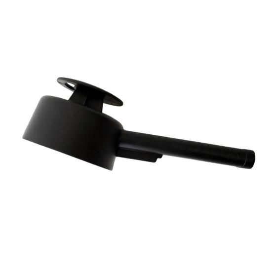 Exhaust Pipe with Raised Handle Rotating Installation Side Exhaust for Kitchen Cabinets Moisture Protection Dishwasher Safe Heat Resistant Accessory