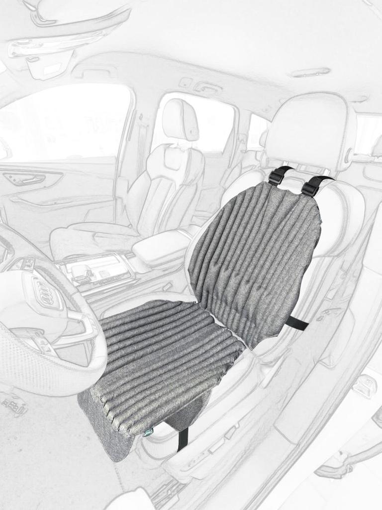 Ekkoseat seat covers, buckwheat husk filling