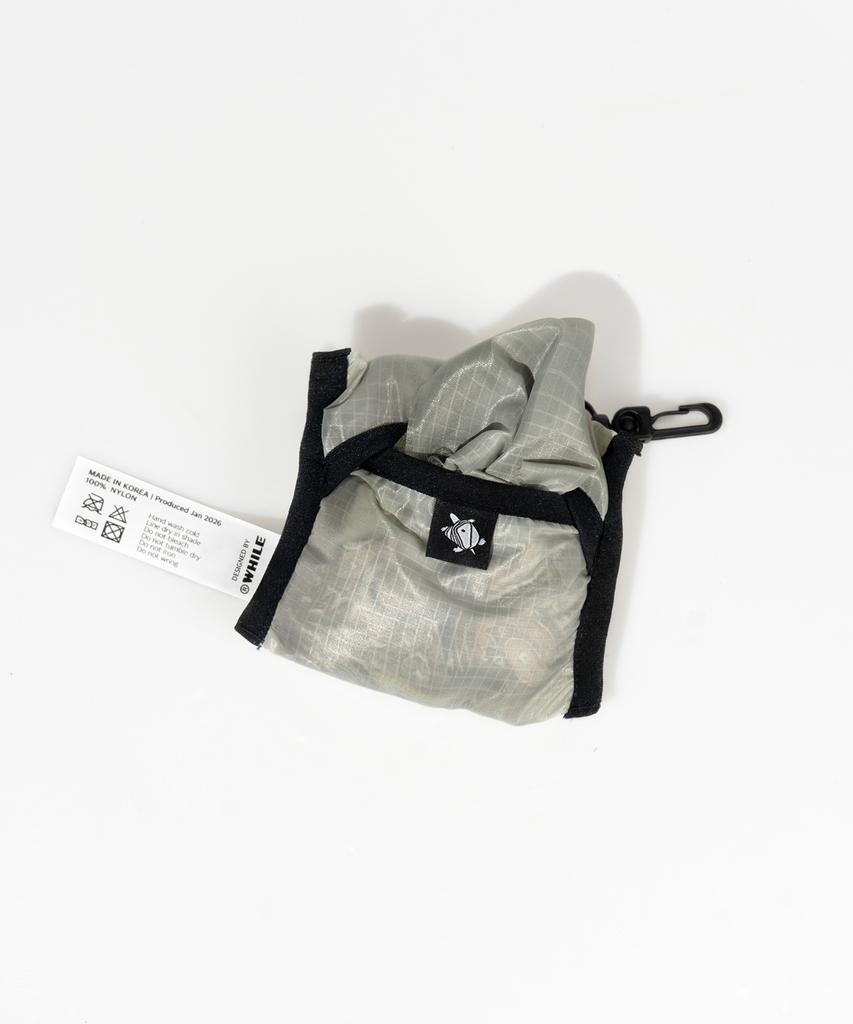 While Turtle Pocket Bag (Dusty Grey)