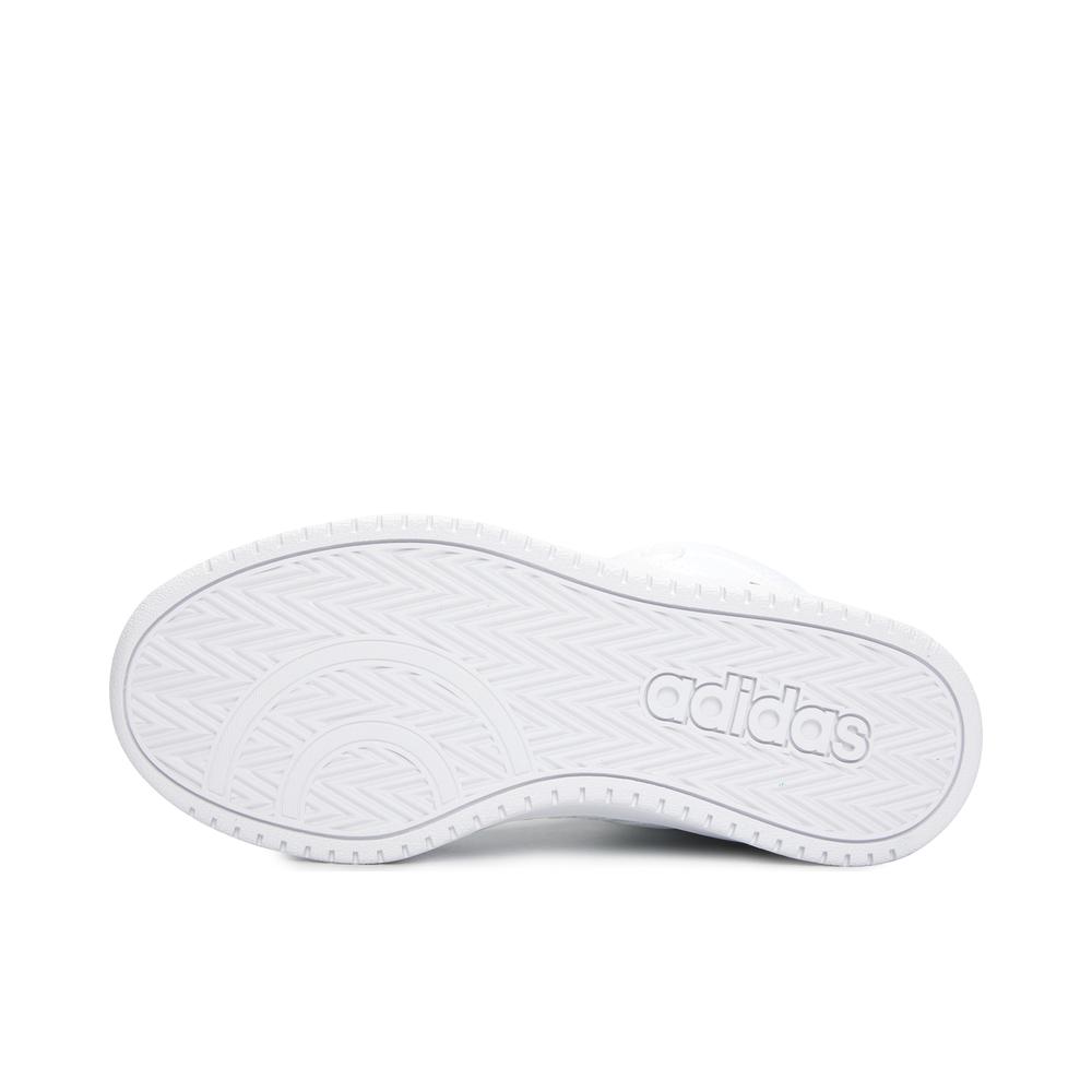 adidas Neo Hoops 2.0 K Casual Non-Slip Durable Mid-Top Skate Shoes Kids Sneaker White Blue GZ7770