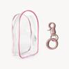 Colorful Transparent Protector Case Organizer Box for 17cm Labubu V3 Dolls Outdoor Display Bag With Keychain Doll Accessories