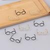 10Pcs Retro Mini Metal Round Doll Glasses Frame Lensless Miniature Eyewear Great For Plush Doll Decoration Accessories