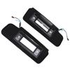 1 Pair Left Right Sun Visor with Vanity Mirror 12459827 Black Front Sun Visor Set for C4 1984‑1996