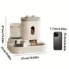 1Pc Petlibro Automatic Cat Feeder and Water Dispenser,Non-Electric Pet Feeding Station for Cats and Dogs,Pet Feeding Supplies