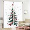 2D Flat Printing  JIT 2pcs   Curtains (Without Rod) Festive Whirl Print Popular Curtains Versatile Polyester Curtains Decorations
