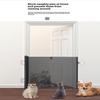 Safety Pet Mesh Fence Cat Gate Retractable Safety Gates For Pets No Drilling Barrier Childproofing For Small Medium Large Breeds