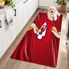 Flannel Kitchen Mat Kansas City Chiefs Soft Area Rug Non Slip Floor Carpet Home Decoration