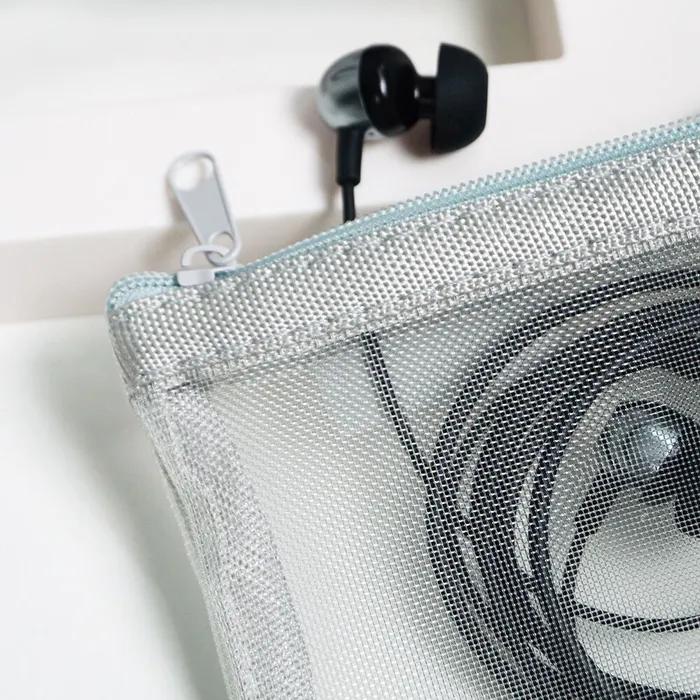 Mesh Zipper Travel 6-Piece Set Pouch