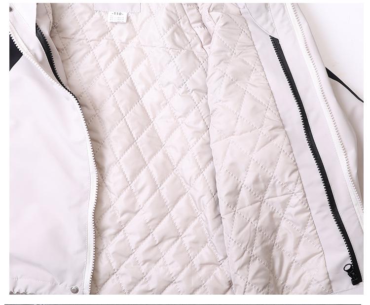 Boys' 2025 Stylish Detachable Outerwear: Cotton-Padded Spring & Autumn Jacket