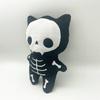 Halloween Plushies Mini Lavender Sleepy Bat Plush Toys Cute Cartoon Skeleton Cat Pillow Soft Ghost Models Halloween Kids Gifts