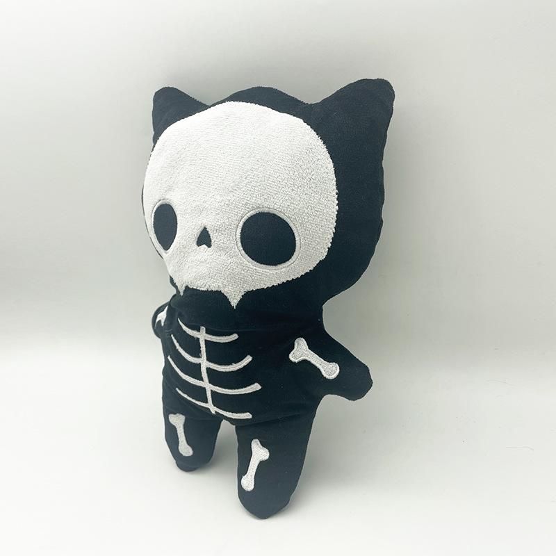 Halloween Plushies Mini Lavender Sleepy Bat Plush Toys Cute Cartoon Skeleton Cat Pillow Soft Ghost Models Halloween Kids Gifts
