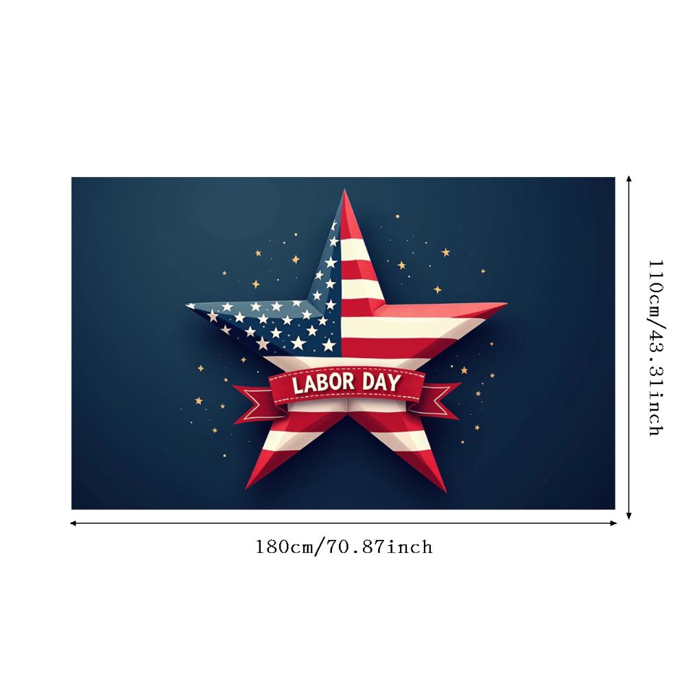 Star Decoration High Quality Party Banner Patriotic Theme Event Display for National Holiday Indoor Display Patriotic Events