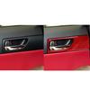 For Lexus IS250 300 350C 2013- Accessories Car Carbon Fiber Interior Back Door Handle Trim Stickers Modification