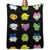 Tamagotchi Set Large Throw Blanket Cozy Light Blanket for Travel Camping Picnic