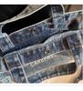 Modna Torba na Ramię Retro Denim o Dużej Pojemności - Torba Crossbody Tote dla Studentów