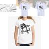 Cute And Fresh Style Unicorn Print T-shirt Cotton Short Sleeve Pullover For Women