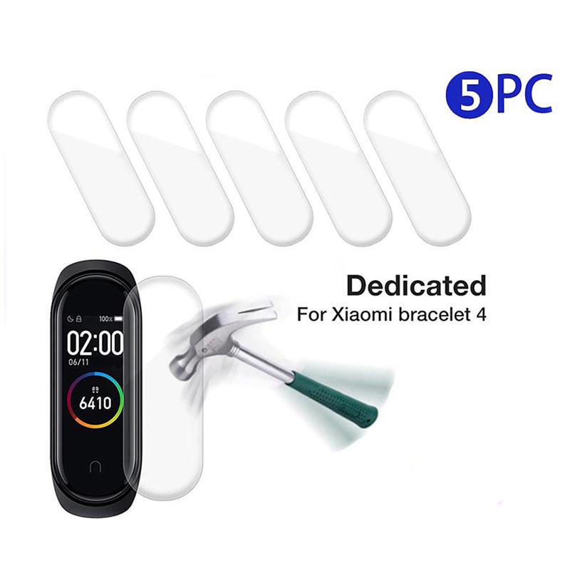 

Xiaomi Mi Band 4 Экран Протектор фильм MiBand 4 Браслет Экран Протектор 5pcs