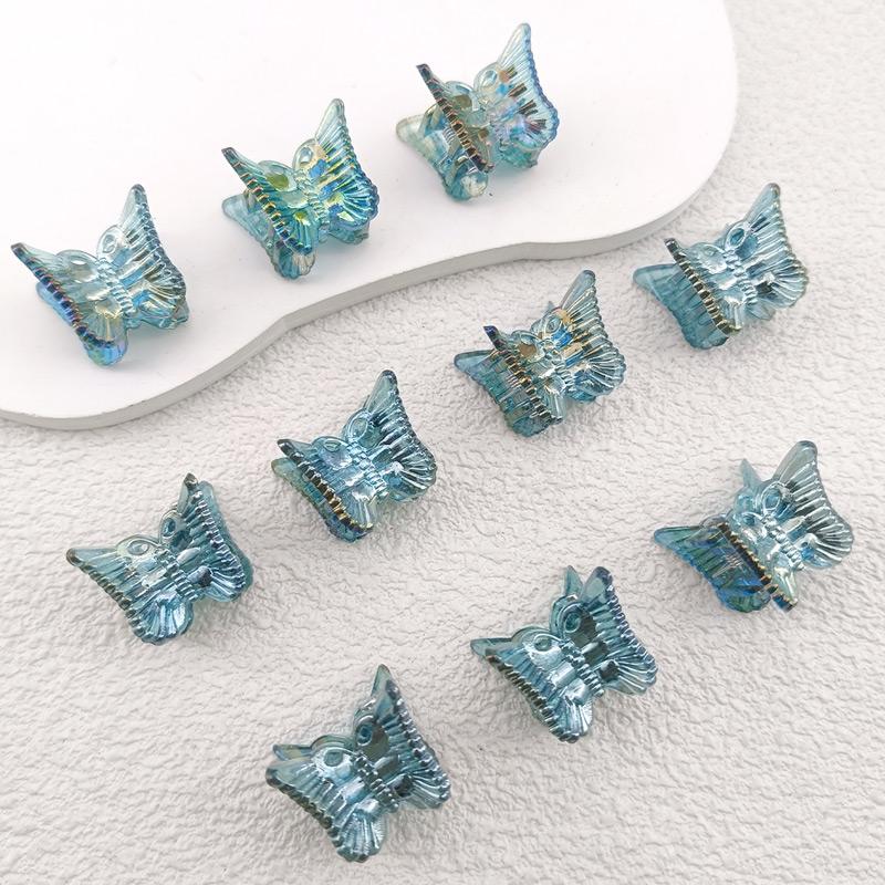 10pcs Ins Mini Butterfly Hair Claw Clips Colorful Trendy Cute Small Clips Multicolor Girls Hair Clips Hairpin Hair Accessories