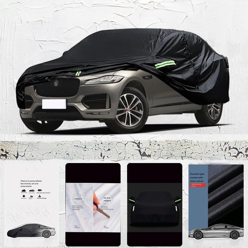 Capa de Carro Personalizada Para Jaguar F-PACE Protetor Solar Externo Anti-UV Resistente à Chuva e Nevoeiro Capa à Prova de Poeira Cobertura Completa Externa para Carro