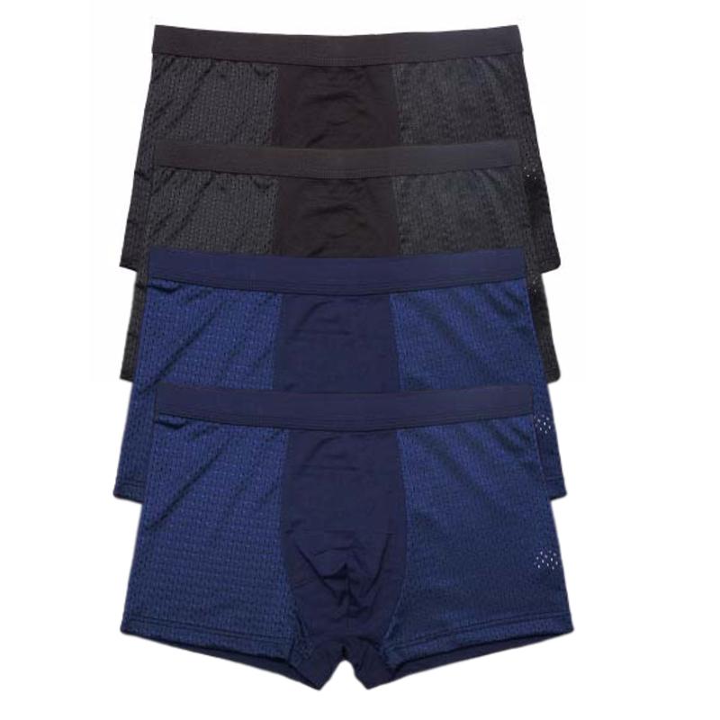 Lote de calzoncillos de modal para hombre, tallas grandes L, XL