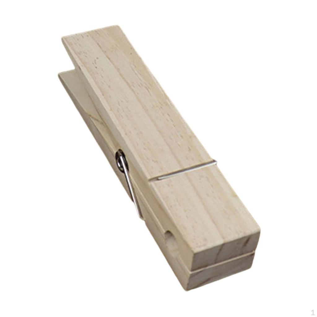 Wooden Clothespin Clothes Peg Laundry Bathroom Clothing Clamp Wood Clip for Indoor and Outdoor Patio