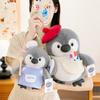 Painter Chef Penguin Doll Plush Toy Fishing Penguin Doll Birthday Christmas Gift Girl