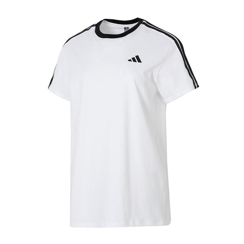 (WMNS) adidas Boyfriend T-Shirt Asia Sizing  White Black  Women s JY7613 XL