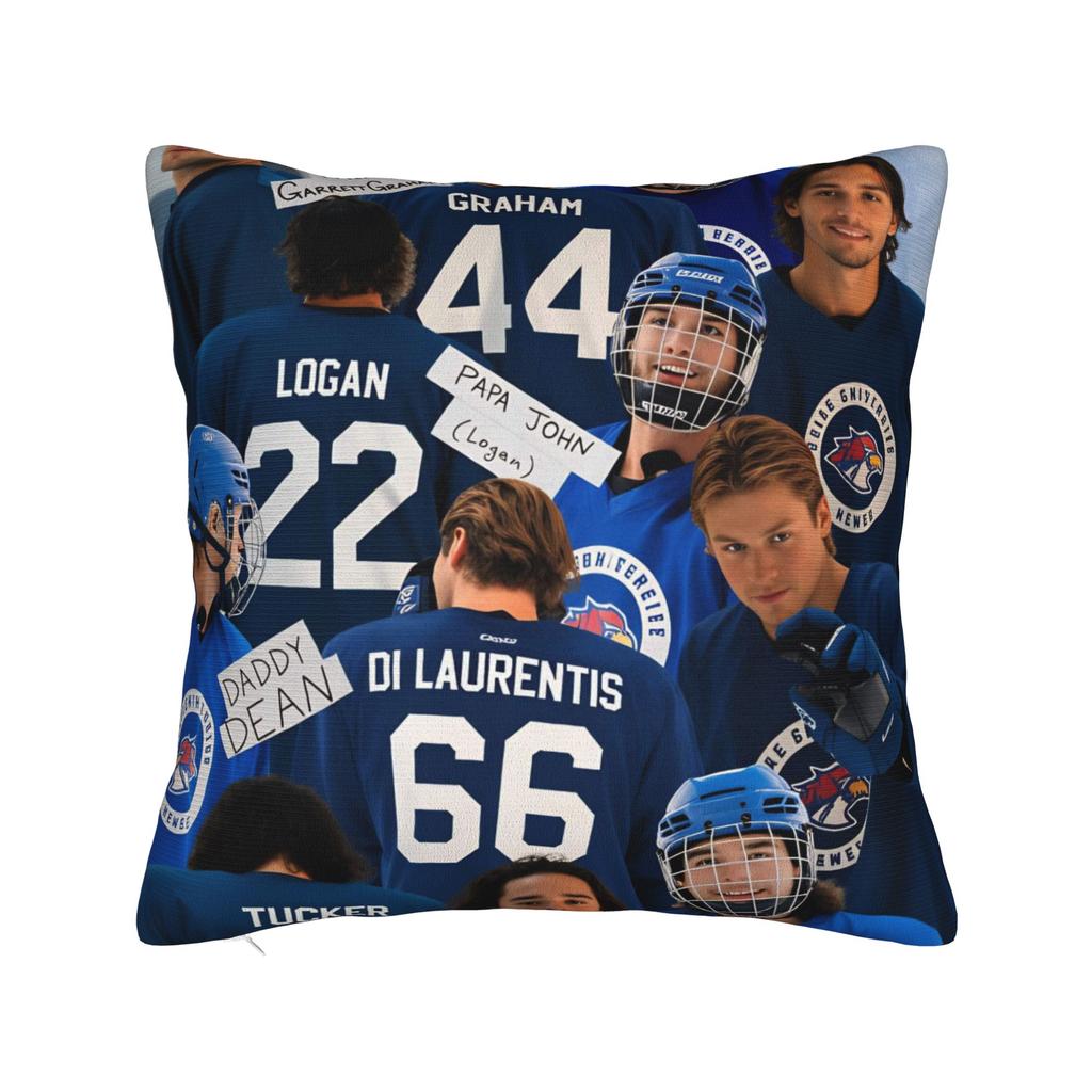 Briar U Hawks Briar University Hockey club Off Campus Pillow Cover Funny Pillow Case For Couch Sofa Bedroom Graphic Pillowcases