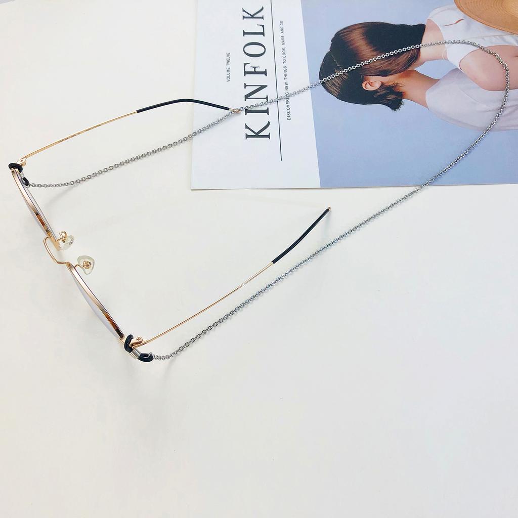 Brillenkette, Brillenketten-Halskette, Edelstahl-Sonnenbrillen-Gliederhalter, Großmutterketten, Herren-Damen-Brillen