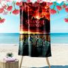 stranger things Print Beach Towel, Large Soft Quick Dry Towel for Beach Camping Swimming