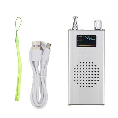 Portable Radio Receiver ATS100 SI47321 150K-30MHz 64M-108MHz FM RDS LW LCD Display with Whip Antenna Battery Speaker