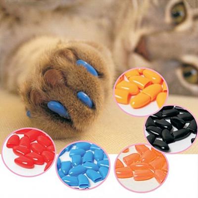 20 pezzi di cappucci per unghie per cani e gatti, coperture per gattini, accessori per animali domestici