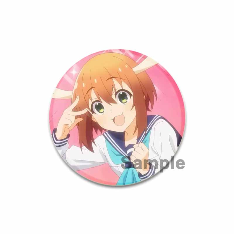 32/44/58MM My Deer Friend Nokotan Anime Pins Cute Cartoon Badge Handmade Tinplate Brooches Breastpin for Backpack Clothes Gift Accessory