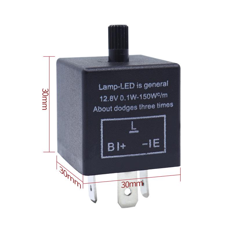 

Adjustable Frequency LED Turn Signal Flasher CF13KT CF14KT for Cars