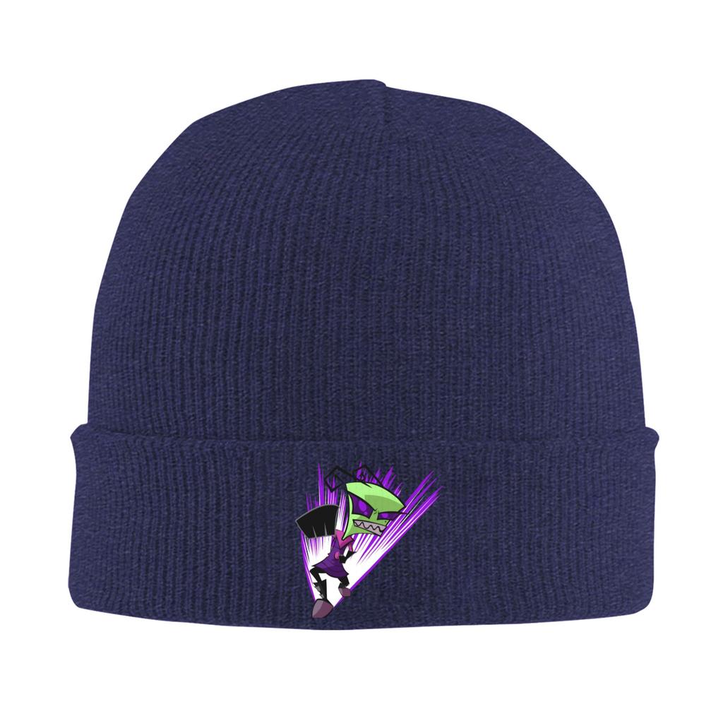Invaders Zims Beanie Hats  Bonnet Hats Men Women Unisex Vintage Outdoor Sport Skullies Beanies Spring Printed Head Wrap Caps