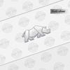 Auto Metal For Rhino Rhinoceros Logo Suzuki Jimny Car Body Rear Trunk Badge Decals Personality Three-Dimensional Sticker