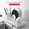 DIBOLANG Kitchen Sink Dish Drying Rack