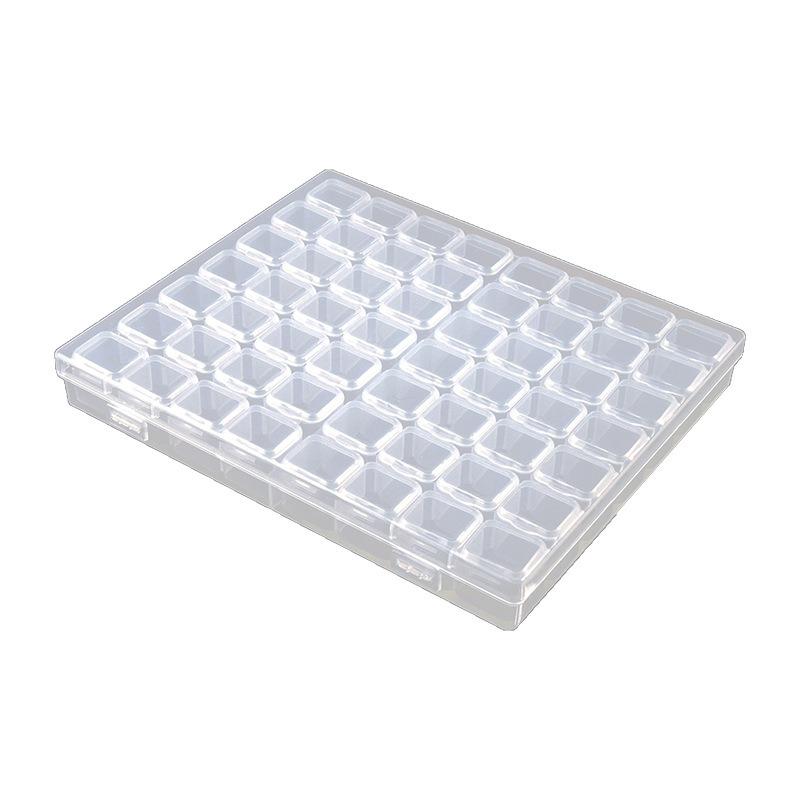 28/56 Grids Jewelry Storage Box Portable Earrings Ring Plastic Boxes DIY Diamond Painting Nail Art Beaded Container Organizers.