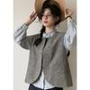 Japanese Blue Stripe Loose Long Sleeve Casual Shirt Women Top Johnature Spring