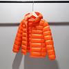 2025 Boy Girl Outerwear Teen Hooded Cotton Padded Tops Teenager Light Clothes Children Korean Puffer Jacket Zipper Warm Snowsuit