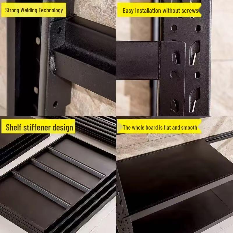 Lightweight Multi-Layer Storage Rack for Household and Office