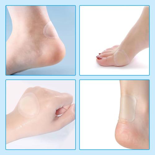 Nalaina Anti-Shoe Blister Tape, Foot Protection Pads, Strong Adhesive, Waterproof, 12-Pack, Prevents Blisters, Protects the Soles of Your Feet, and Mo