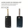 New Silicone Car Key Case Cover Keychain Fob Shell For Citroen C2 C3 C4 C5 C6 Xsara Berlingo For Peugeot 207 307 308 407 607 807