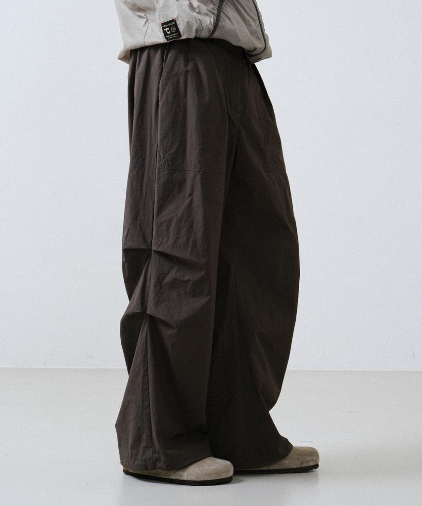 HELEMENT Women'S Breeze Shirring Pants (Brown)