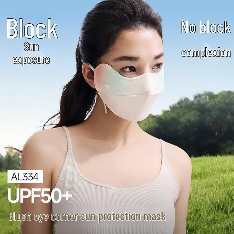 Beneunder Women s Blush-Effect UV Protection Face Mask
