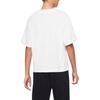 Nike Sportswear Logo Embroidered Short Sleeve T-Shirt Kids Tops White DH5750100