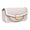 Michael Kors Soho Classic Monogram Magnetic Closure PVC Tote Bag Women tote bags Vanilla-White 35S6G1SC5B-278