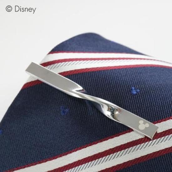[Disney] Necktie & Tie Bar Set DN902511-2 Navy x Red