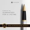 Cross Bailey Refillable Gel Ink Rollerball Pen, Medium Rollerball, Includes Premium Gift Box - Medalist Chrome